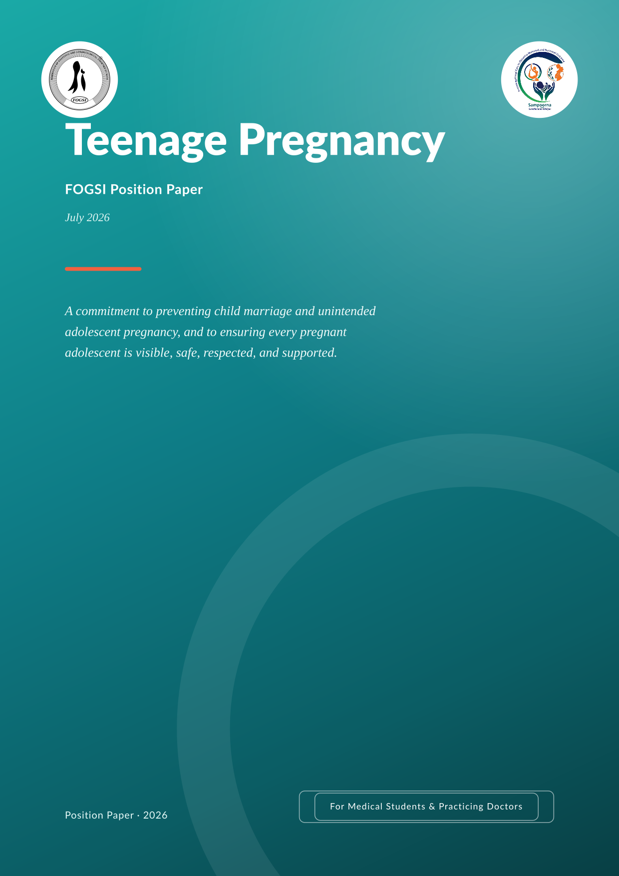 Teenage Pregnancy FOGSI Students Doctors